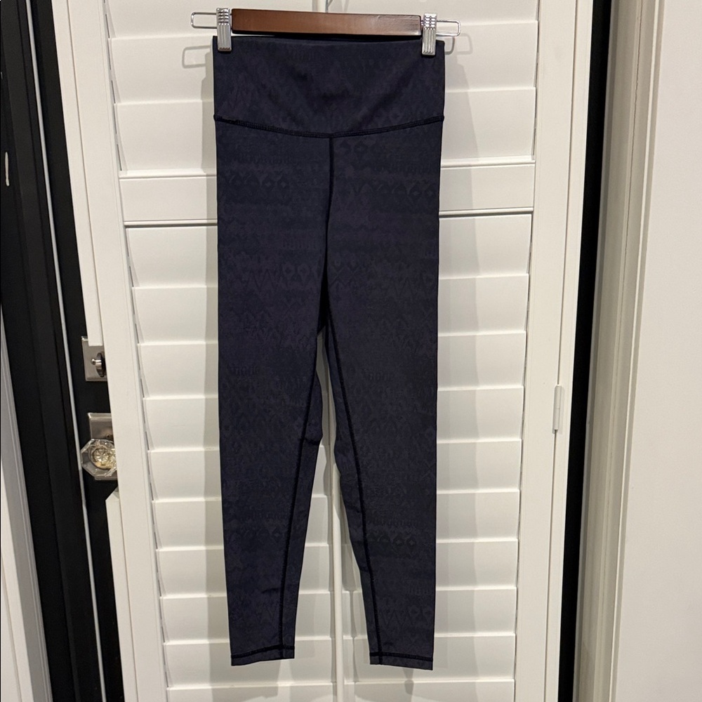 DYI Deep Purple Patterned Leggings